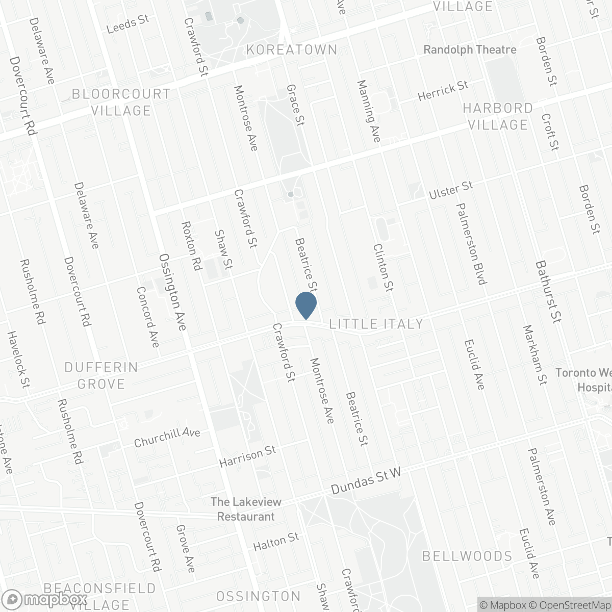 182 BEATRICE STREET, Toronto, Ontario M6G 3G1